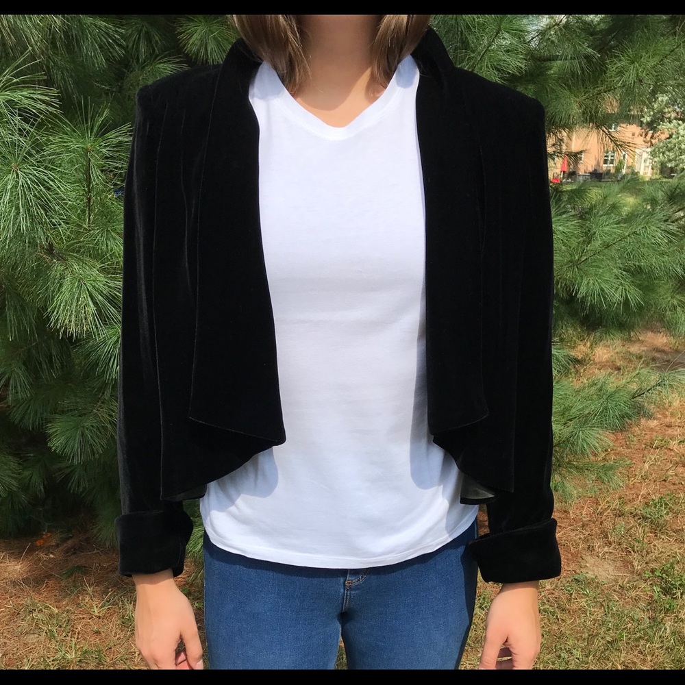 Velvet blazer